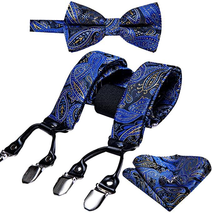 Leather Crossback Suspenders