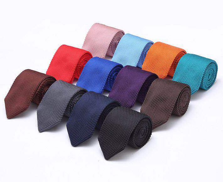 Modern Knitted Cotton Tie