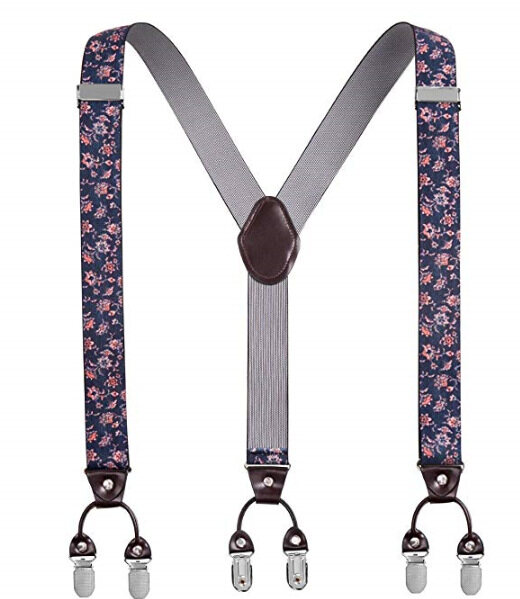 Paisley Pattern Suspenders