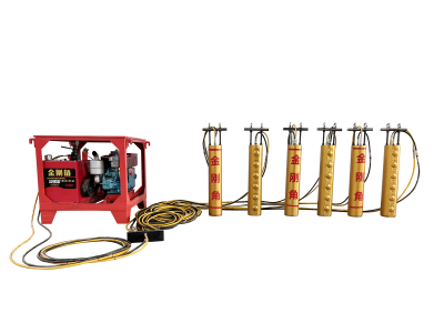 Piston-type splitting rod
