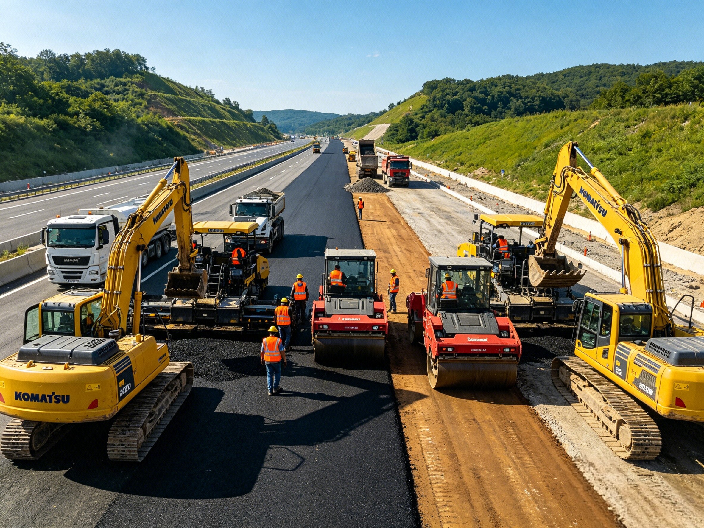 Road Construction: Rock Breaking