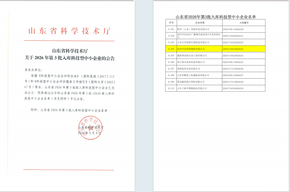 科技型中小企业