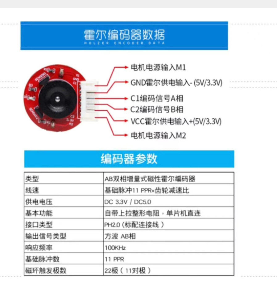25GA-370编码器直流减速电机 - 详情 4