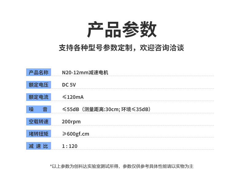 GM12-N20直流减速电机 - 详情 5
