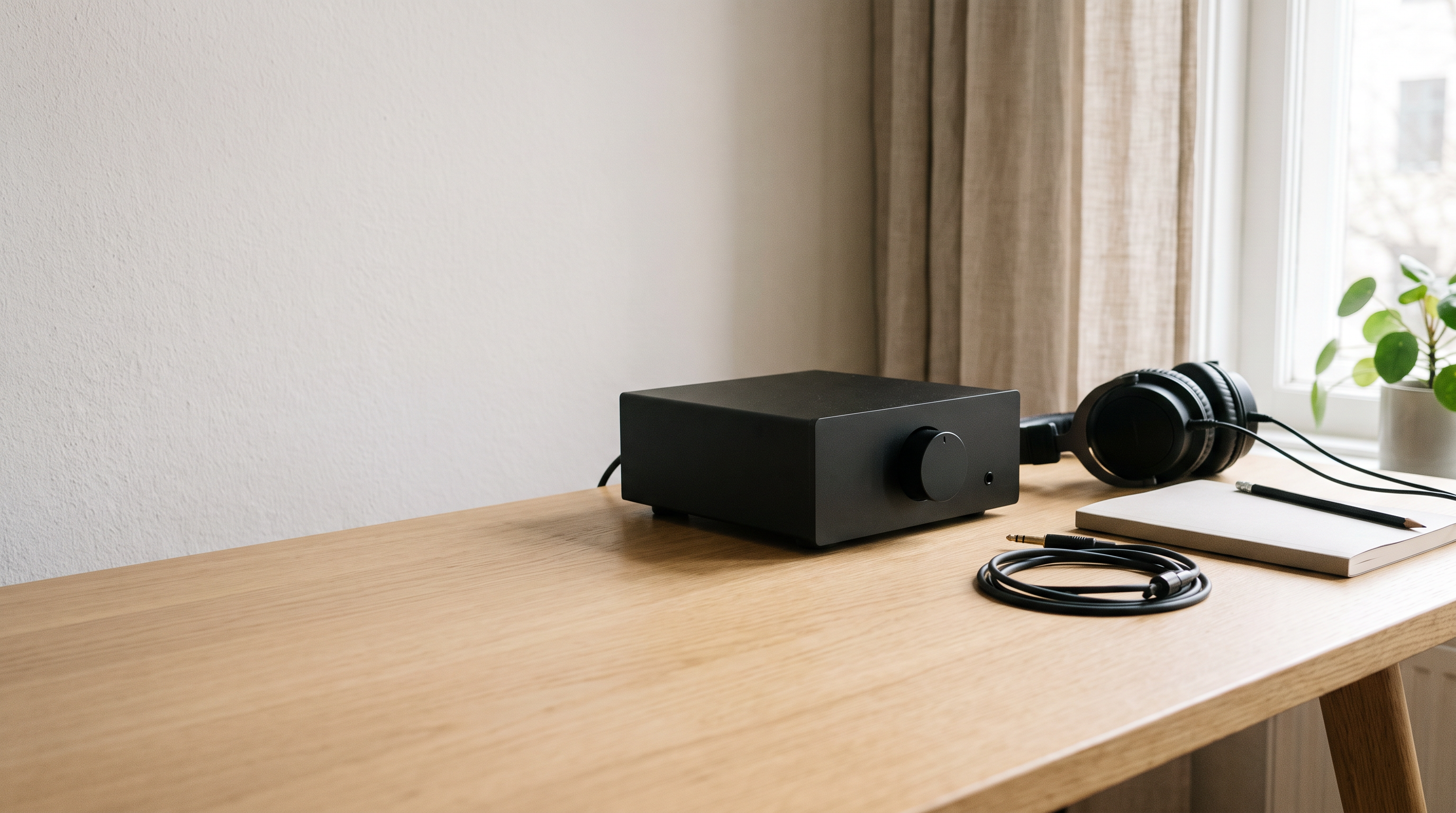 Music integrated into a family living space - scene concept