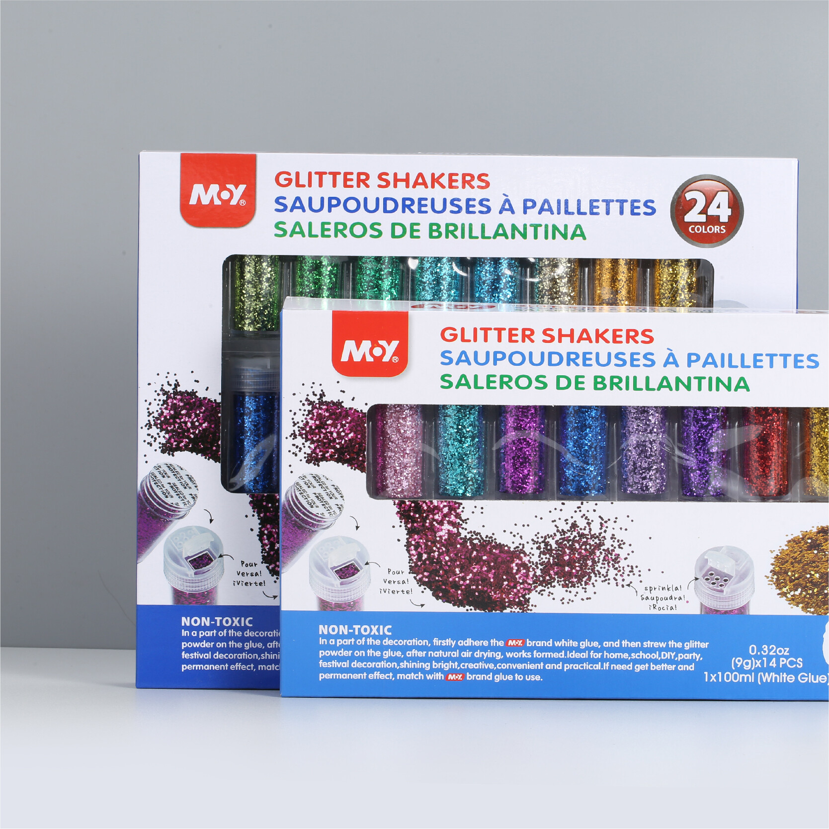 14/24 Color Glitter Art Set