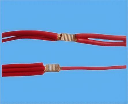 Red cable butt welding sample