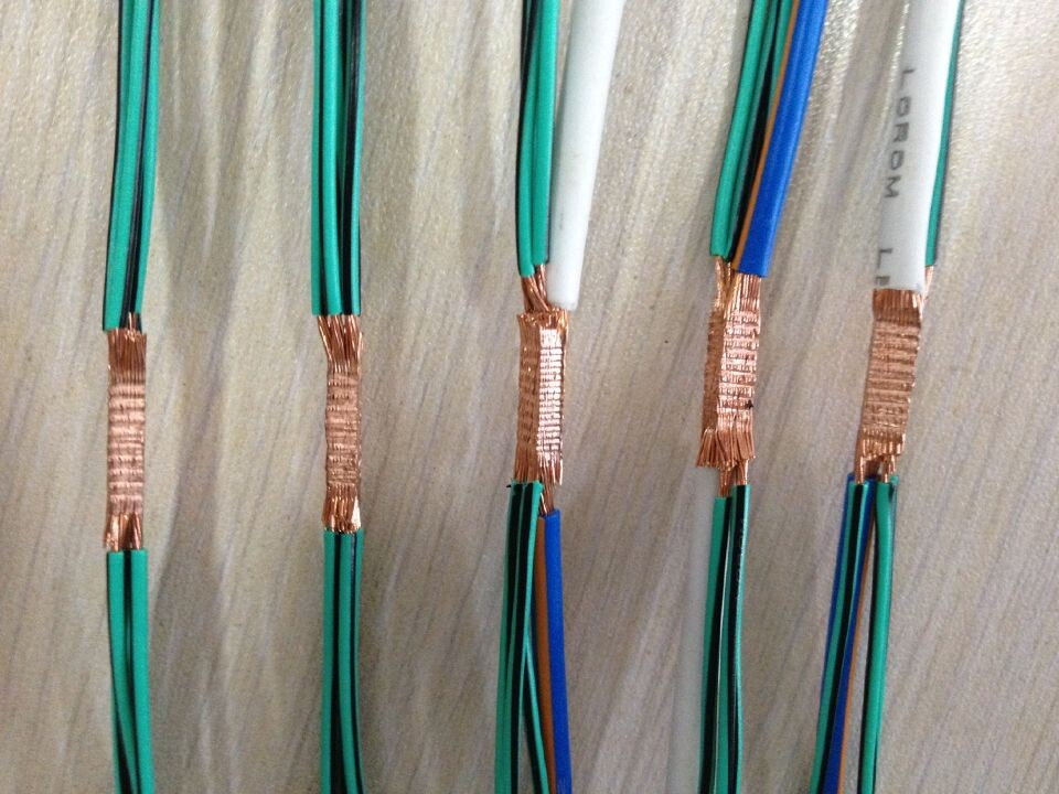 Multi-color harness parallel welding sample