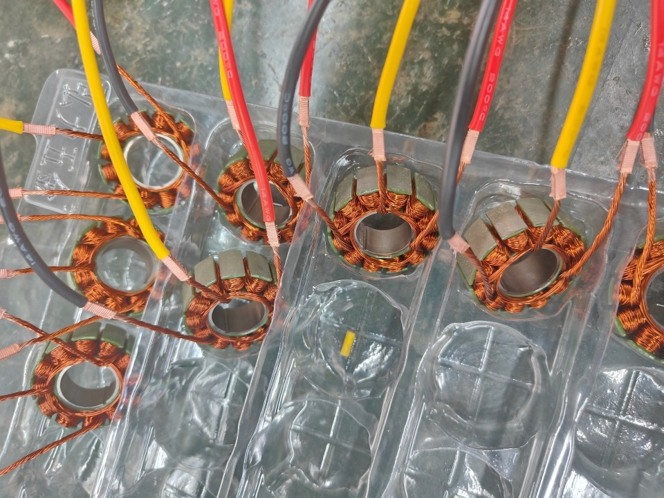 Motor Stator Winding Welding Samples