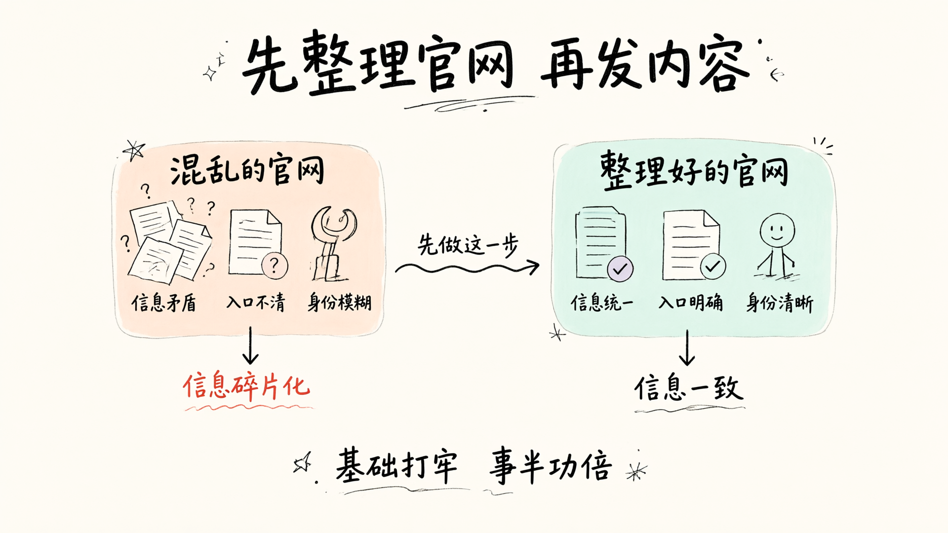 先别急着发文章,官网还没整理好