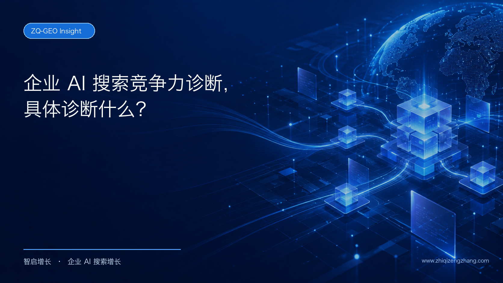 企业 AI 搜索竞争力诊断具体诊断什么？包含哪些交付物？