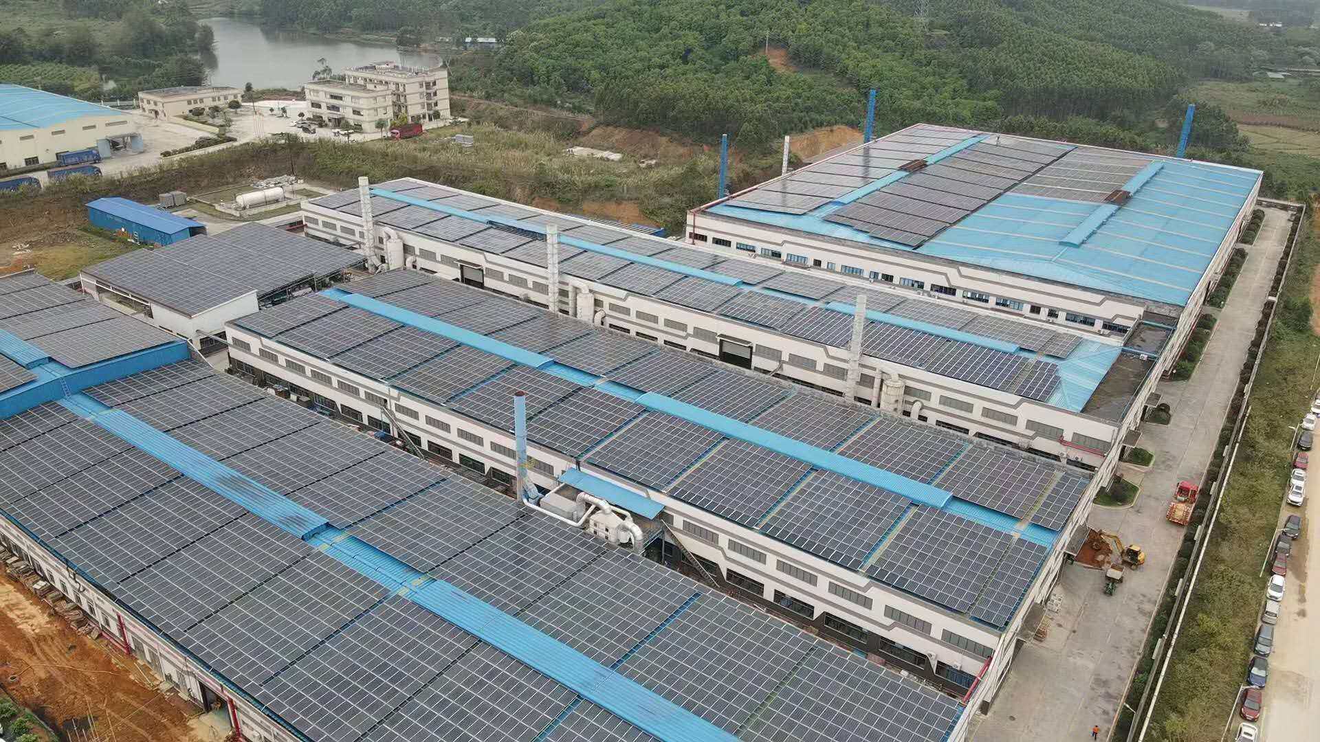 Factory Rooftop Solar Array