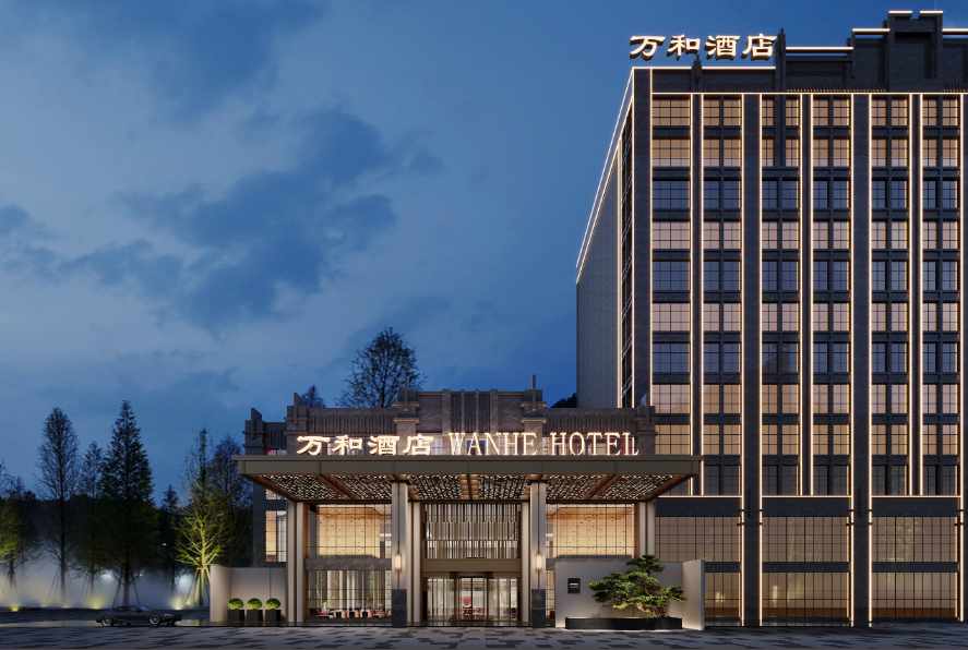 黄平万和酒店126间客房装饰工程实景