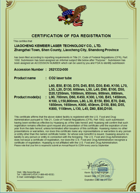 FDA Certified