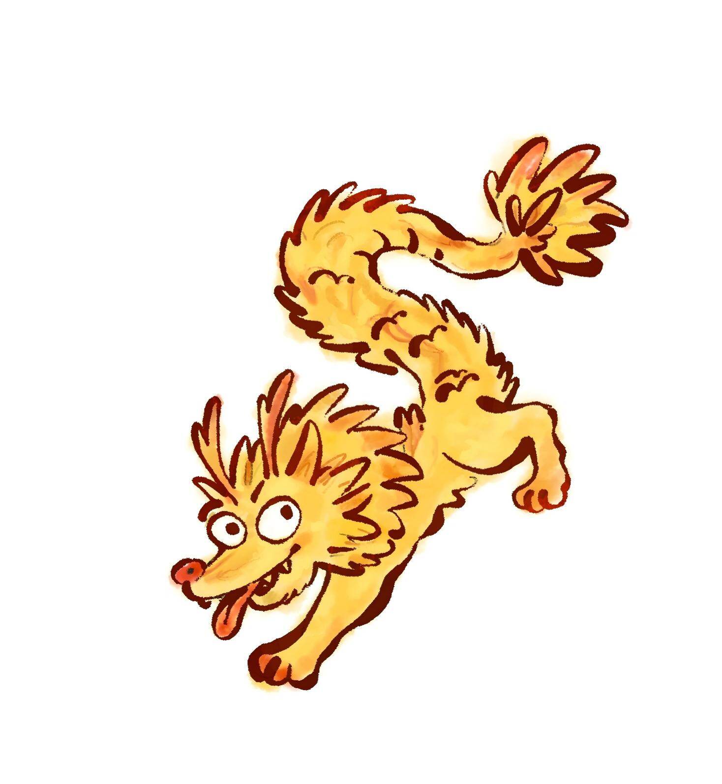 龙犬的茶 Logo