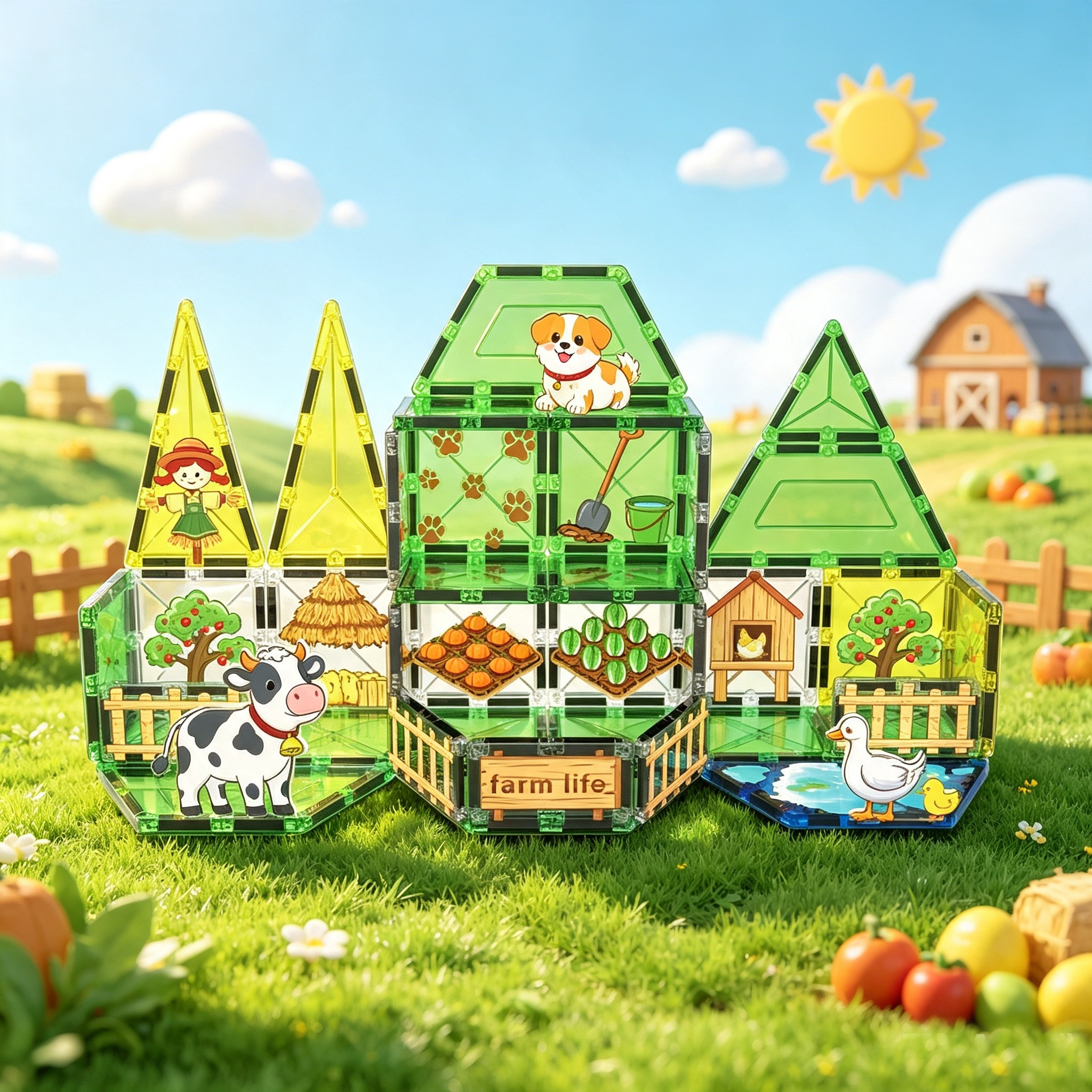 7.5cm farm 36pcs