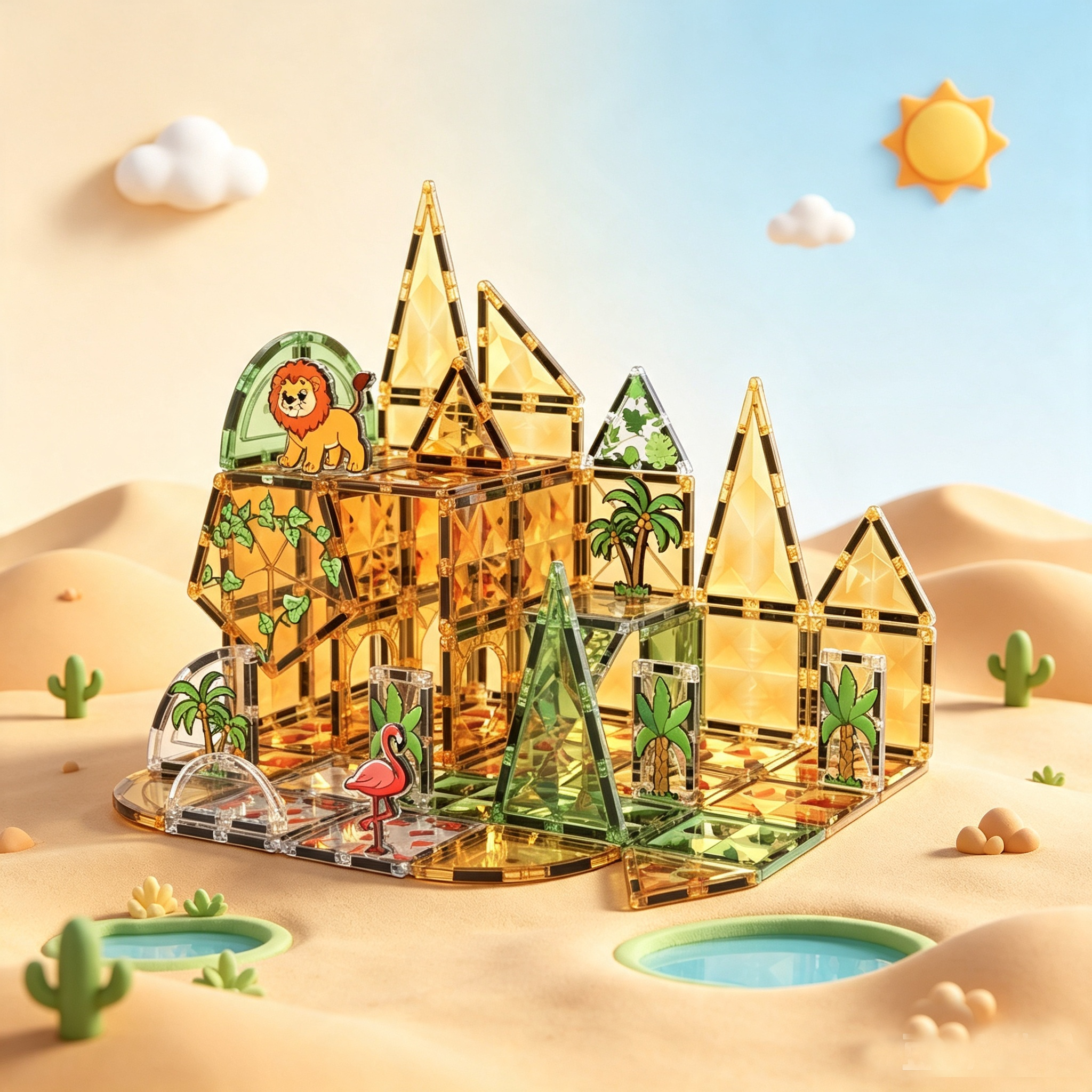 Desert oasis 64PCS