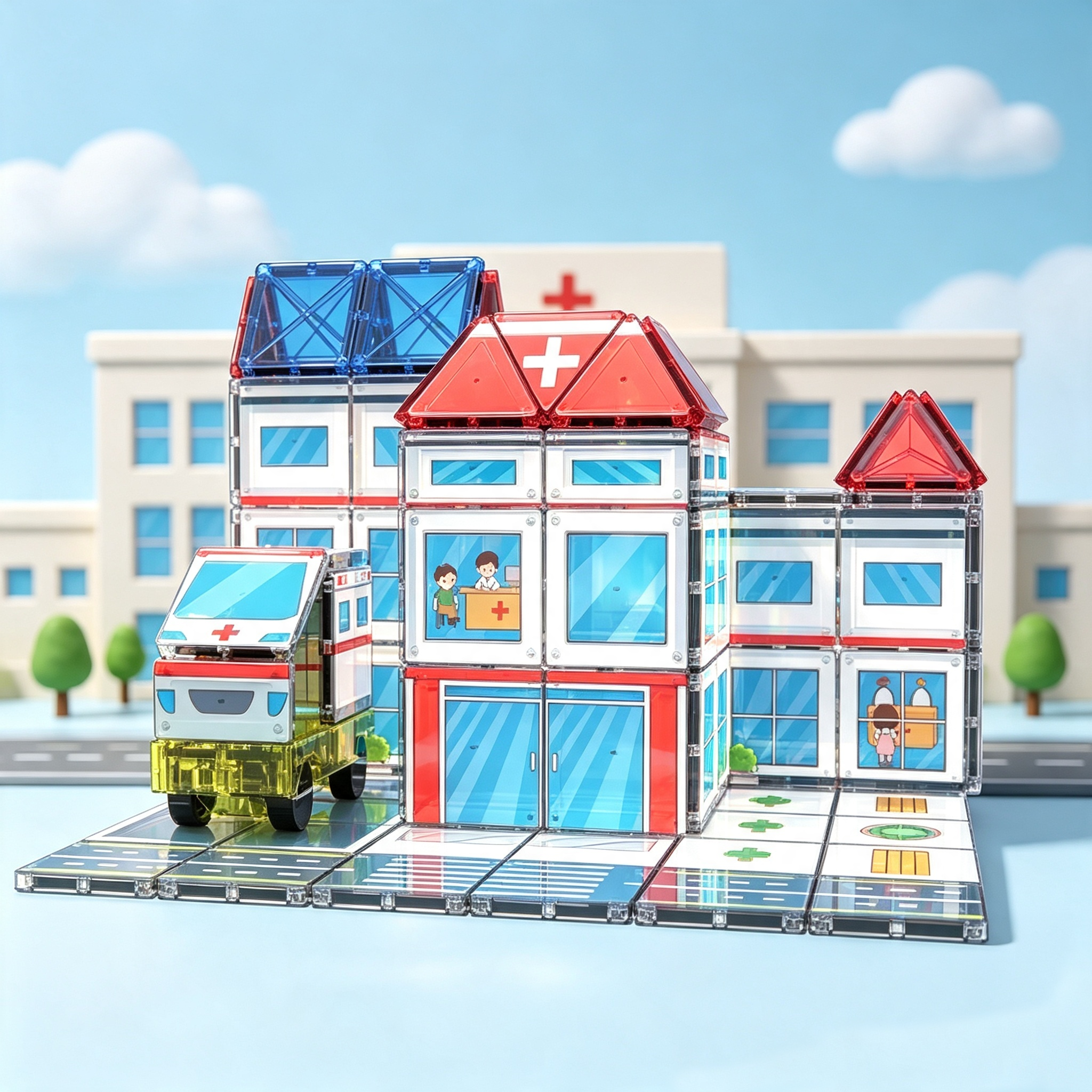 7.5CM HOSPITAL 108pcs
