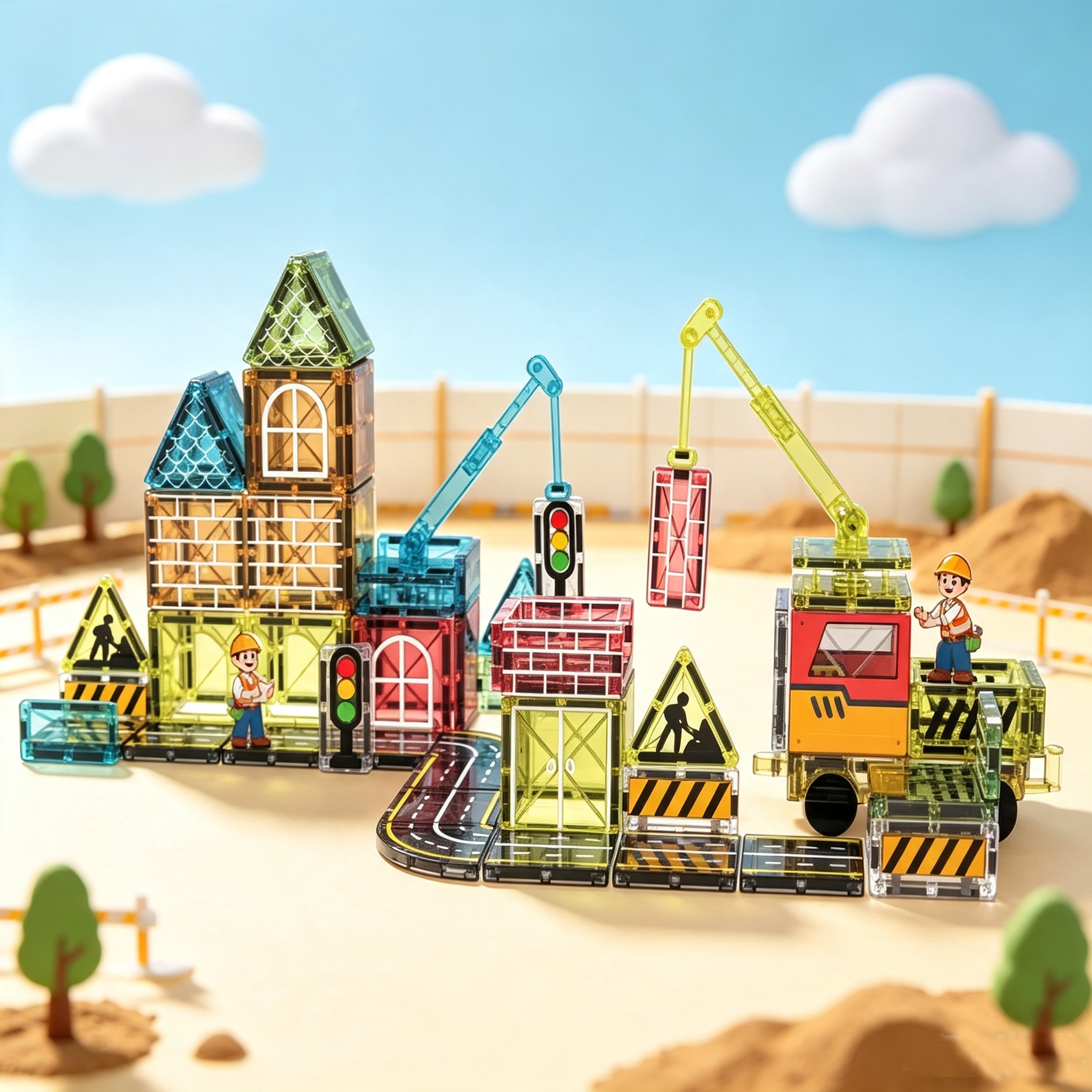 7.5cm URBAN CONSTRUCTION78pcs