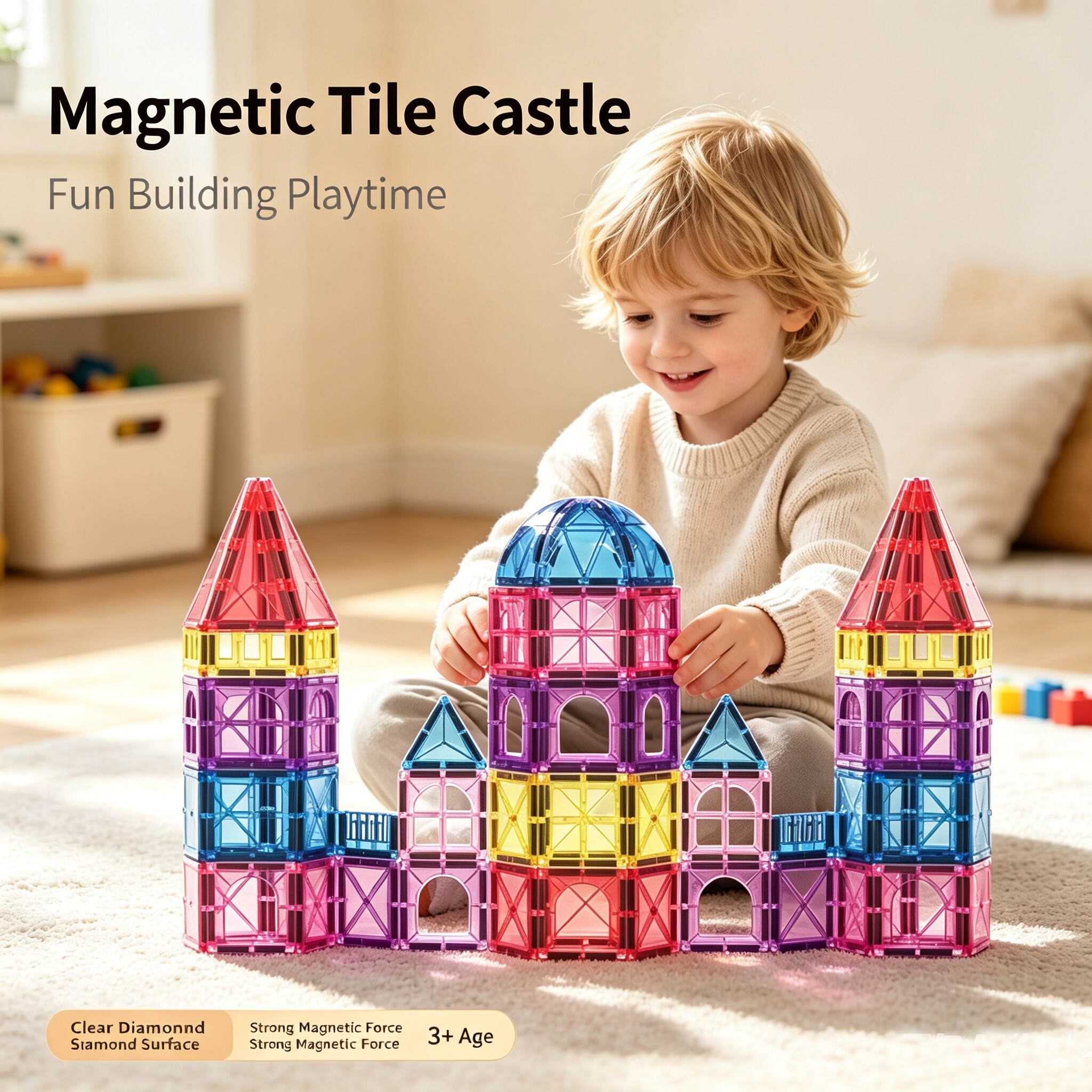 Magnetic tiles 100pcs