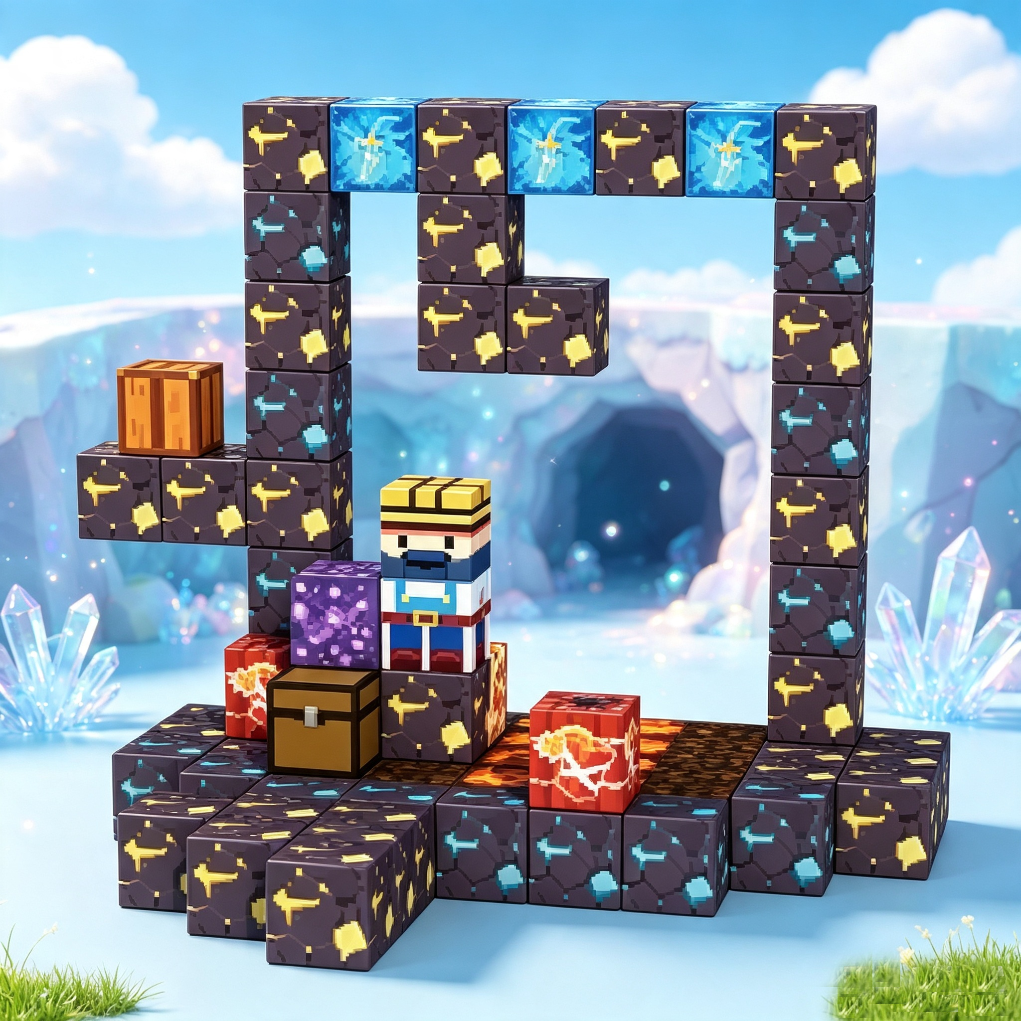 Mine magnetic cubes 80pcs
