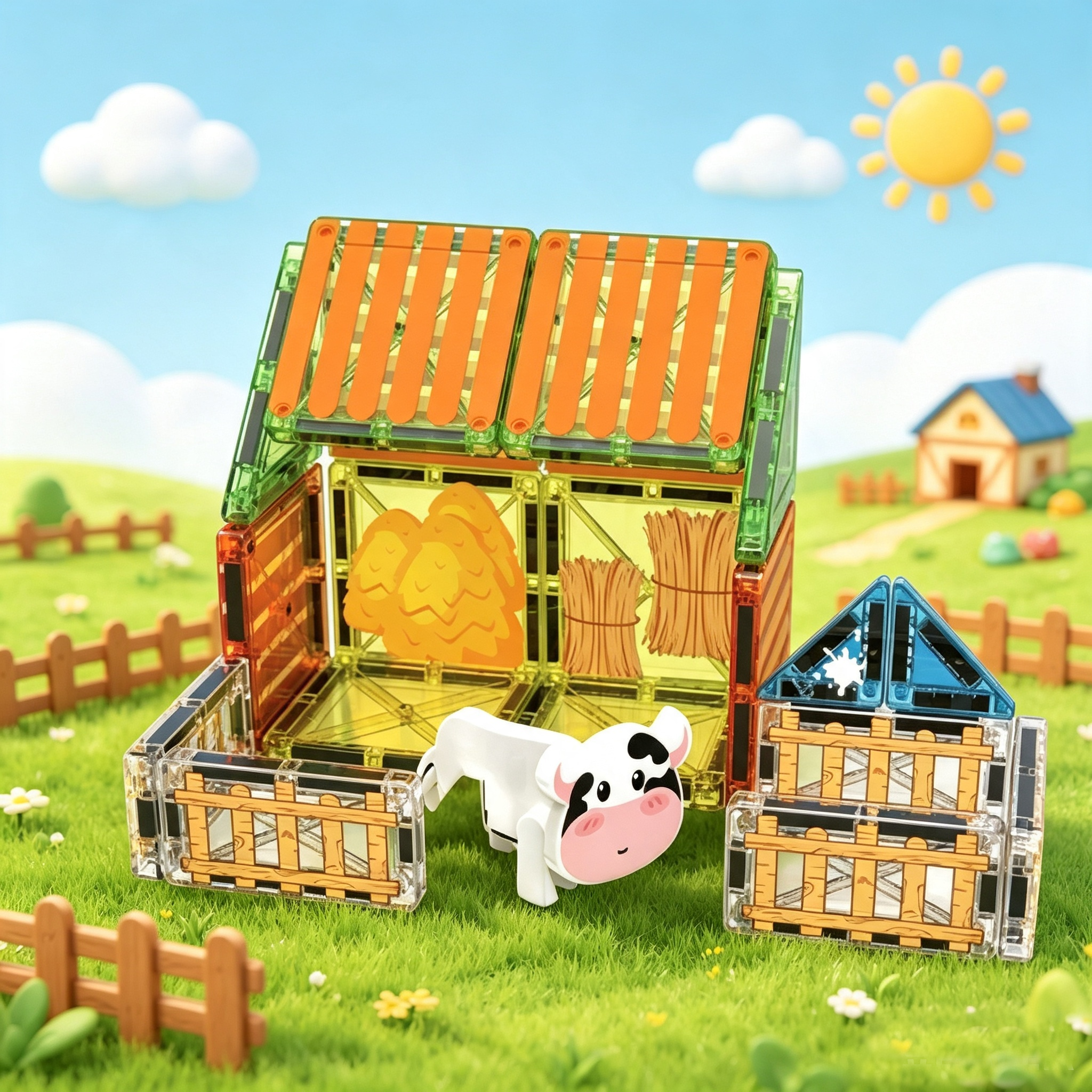 7.5cm COWSHED 20PCS