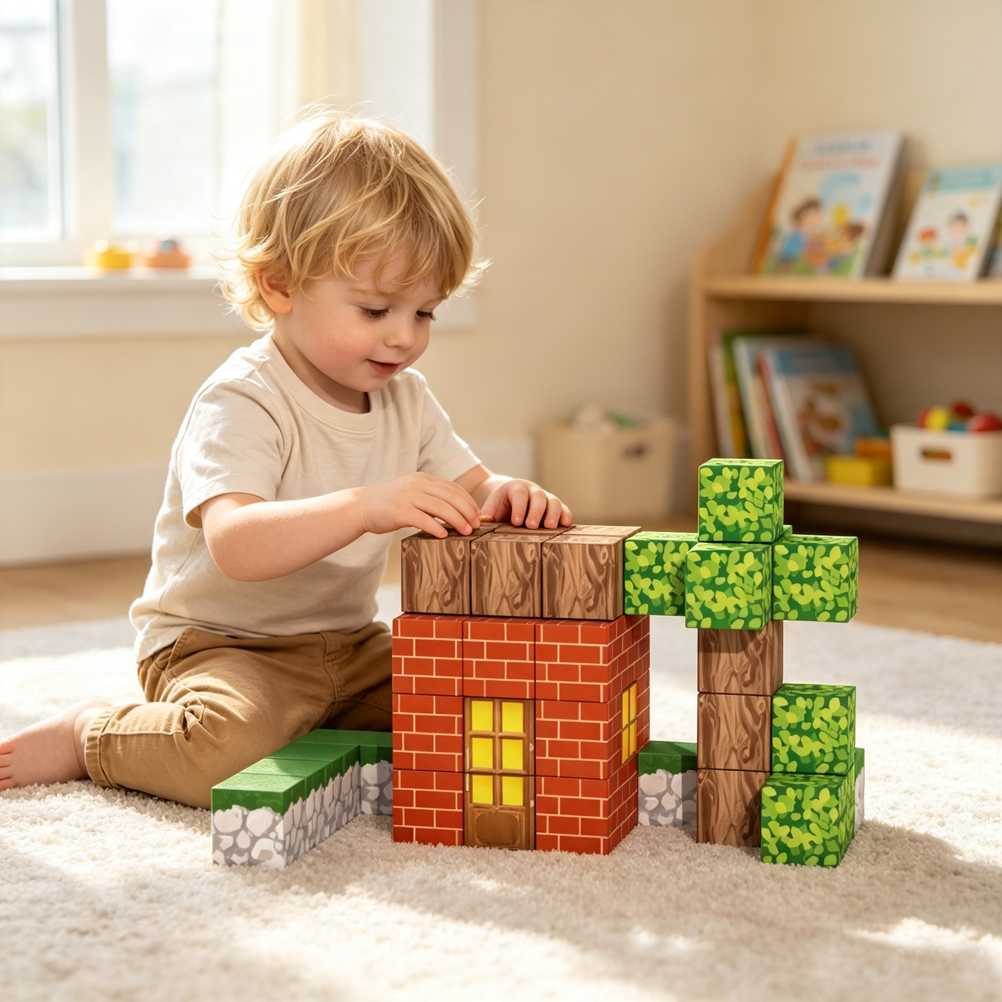forest magnetic cubes 52pcs