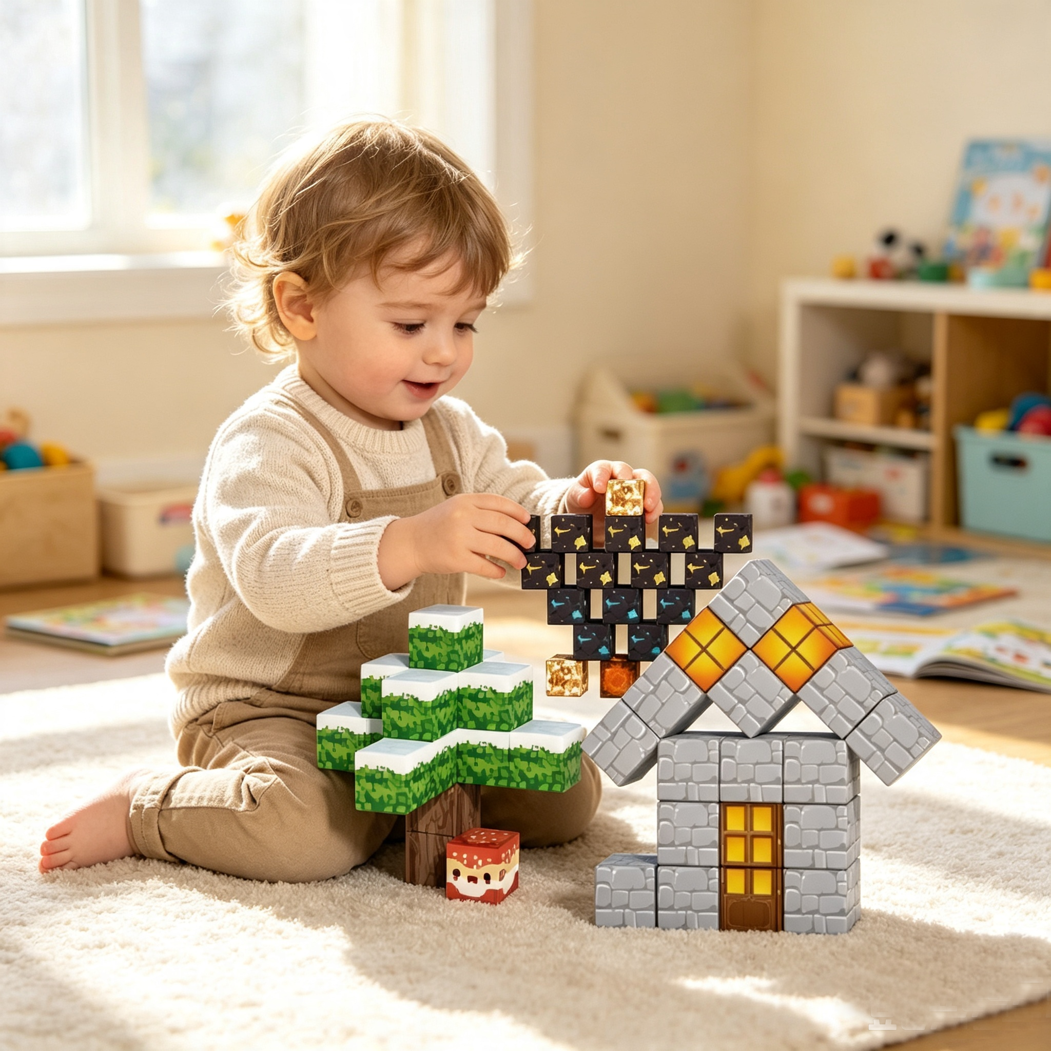 Magnetic cubes18PCS