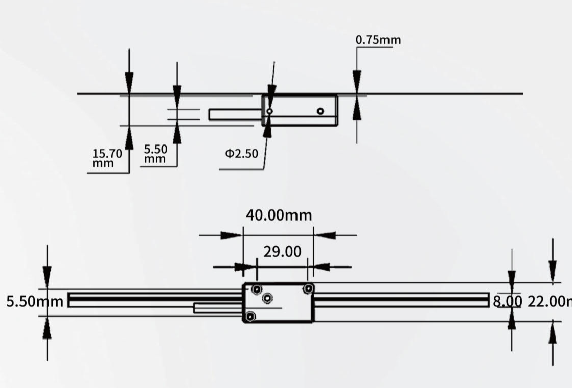 Linear Encoder Installation Diagram