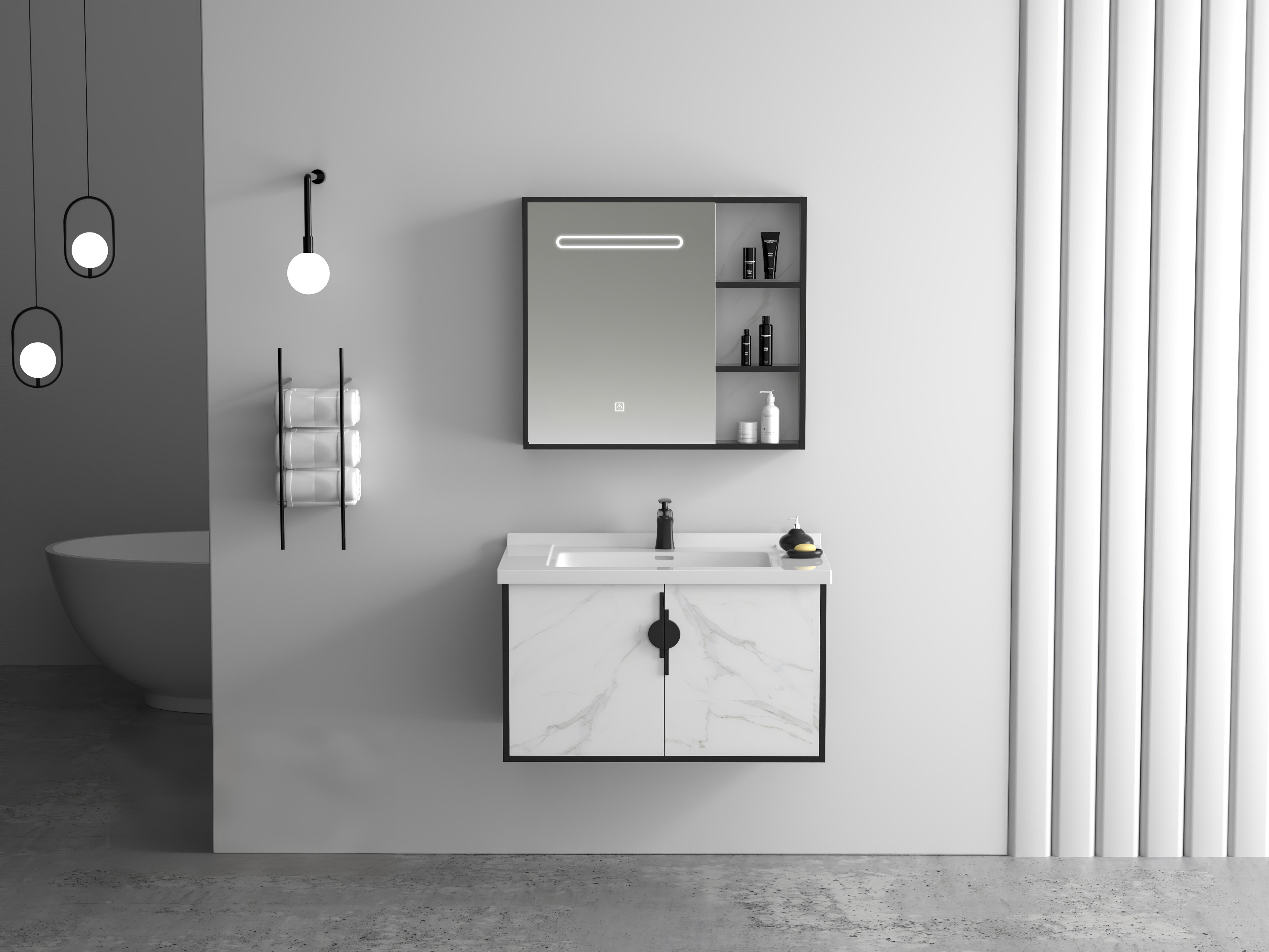 ET-V044 Terrazzo Countertop Bathroom Vanity