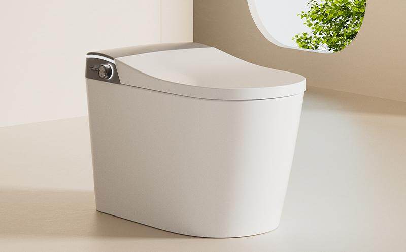 ET-9005 Compact Small Smart Toilet for Tiny Bathroom, Auto Flush and Heated Seat