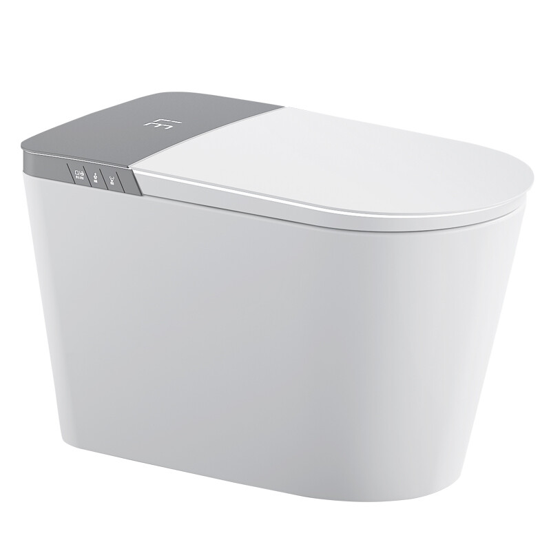 ET-7015 Hands Free Wall Hung Smart Toilet with Foot Sensor Auto Flush