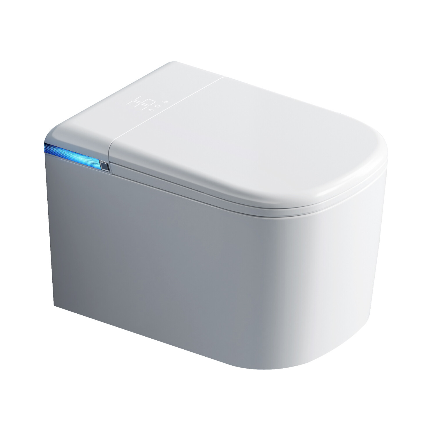 ET-7018 Flagship Wall Mounted Smart Toilet with Auto Lid, UV Sterilization and Deodorizer