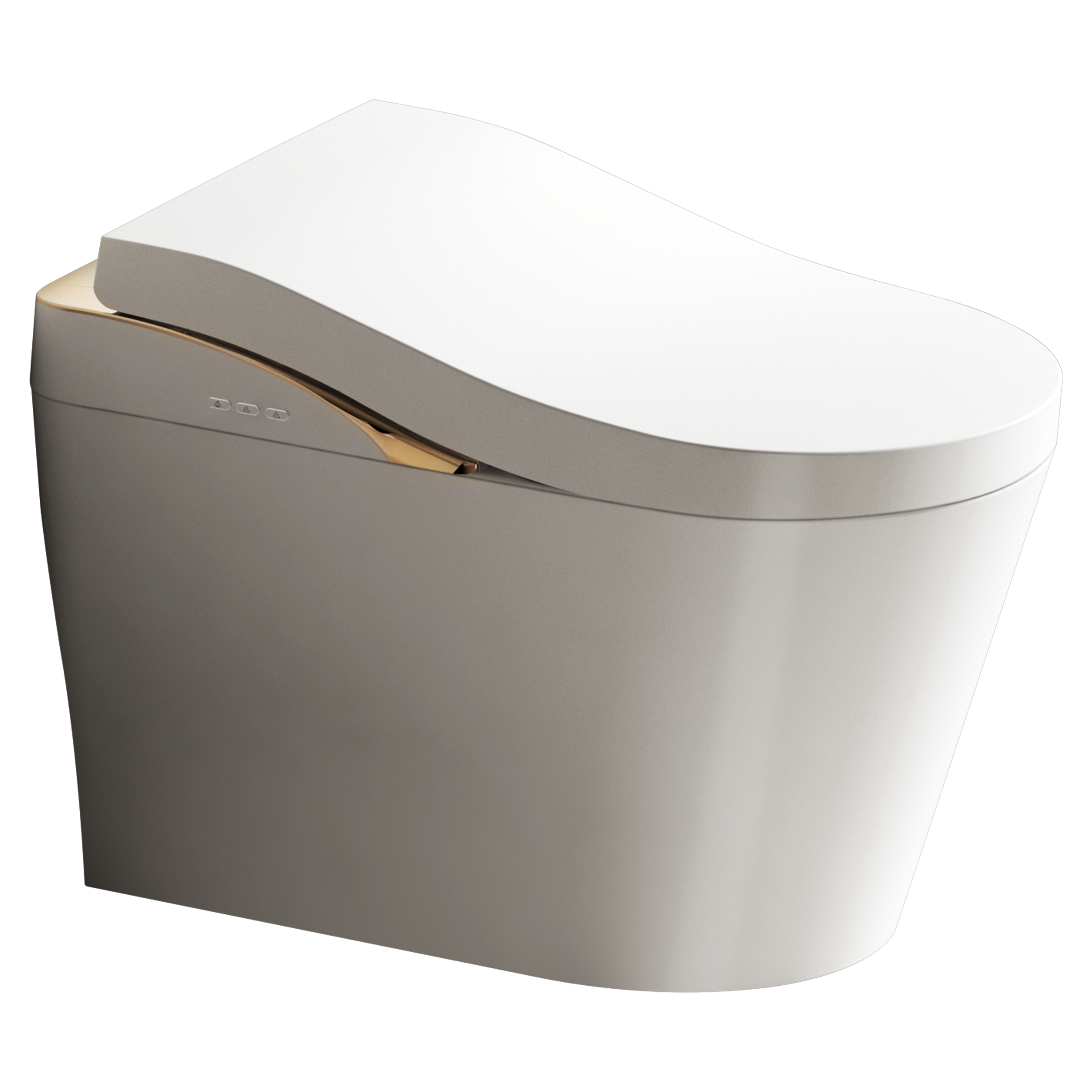ET-7004 Short Projection Wall Mounted Smart Toilet, Space Saving Bidet for Small Bathroom