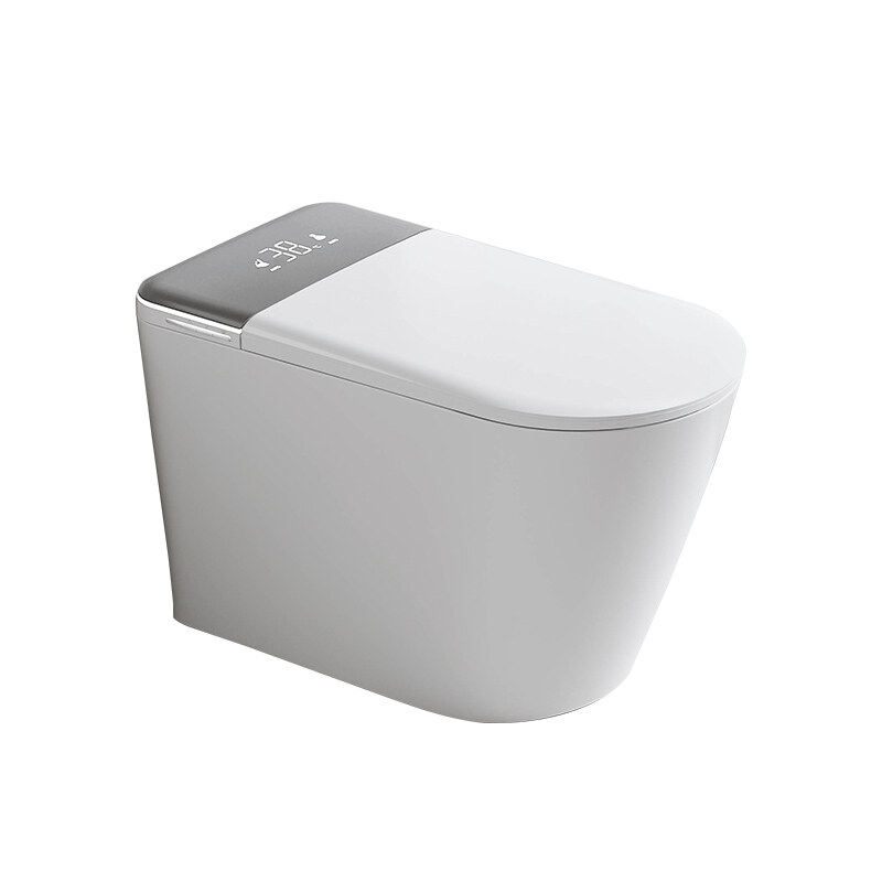 ET-9017 Slim Profile Smart Toilet, Space Saving Automatic Bidet for Narrow Bathroom
