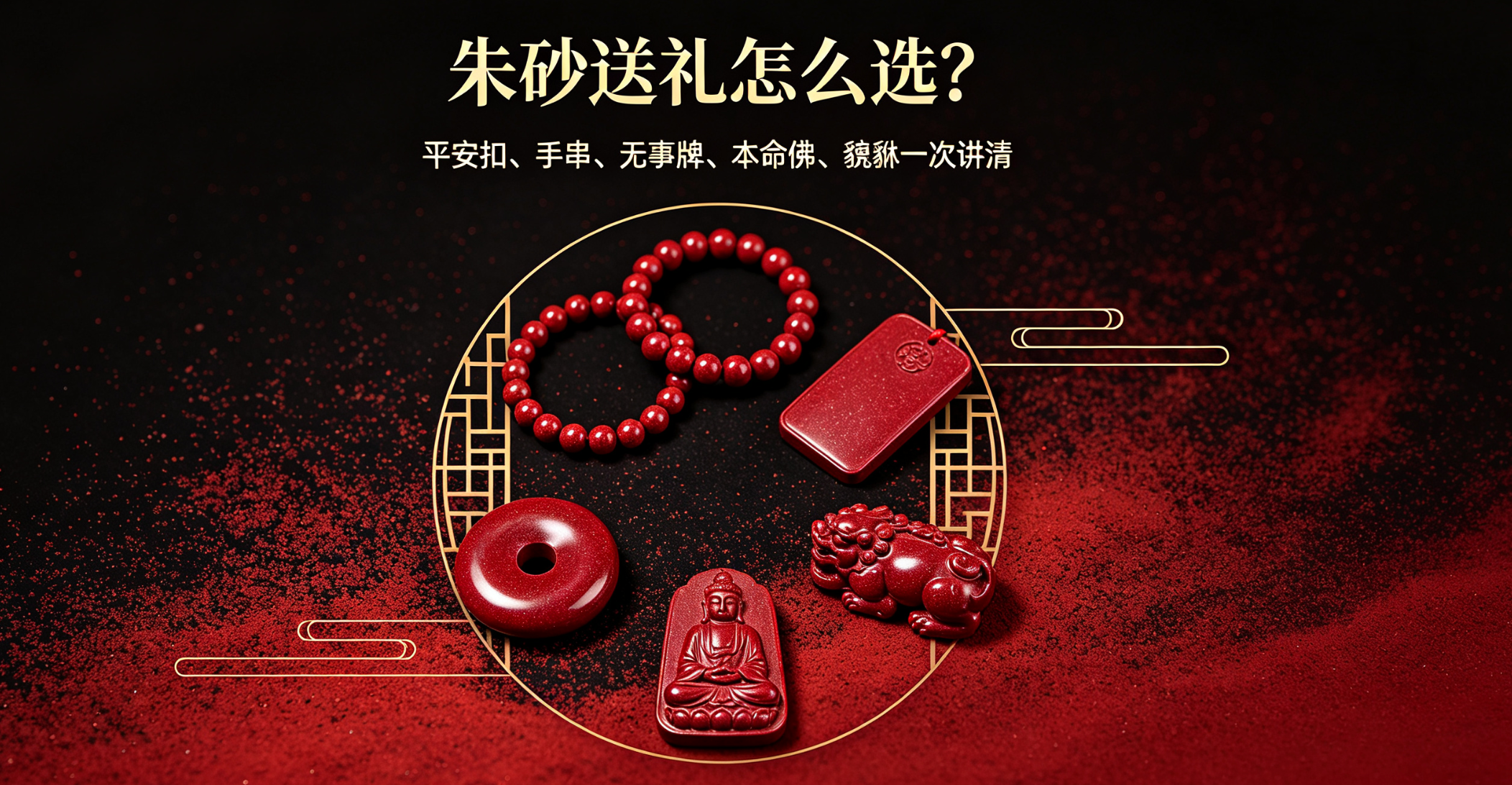 朱砂送礼怎么选？长辈、孩子、情侣款式区分攻略，避开送礼禁忌