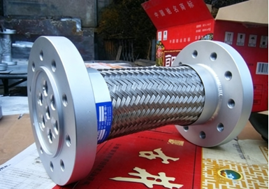 Close-up of Metal Hose Flange