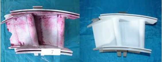 Repair of shortening and extension of turbine blade tips in aero-engine