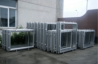 Stacking of finished rectangular expansion joints