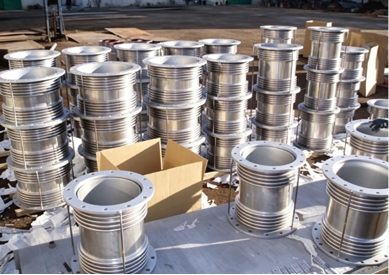 Storage of finished axial metal bellows expansion joints