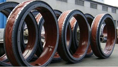 Details of the circular non-metallic expansion joint