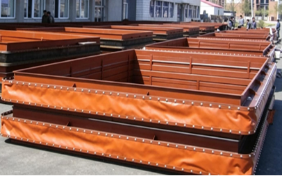Stacking of orange non-metallic expansion joints
