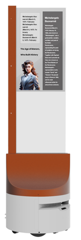 Mobile AI Digital Human Transparent Screen (30")
