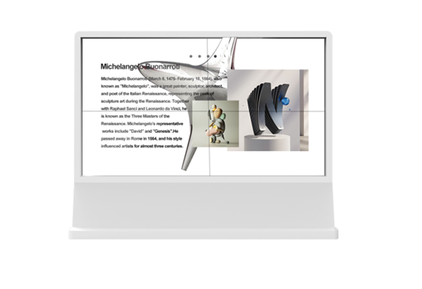 OLED Transparent Splicing Display (4-Screen)