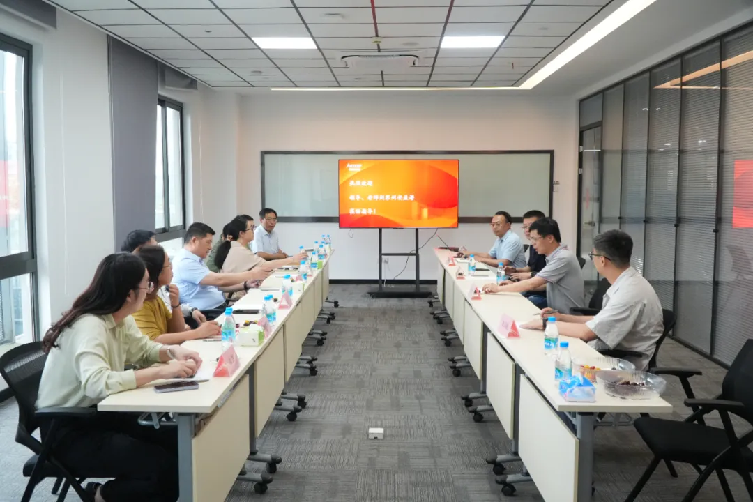 Suzhou Market Supervision Administration led by Gu Yuqi visits Anyipu for research.