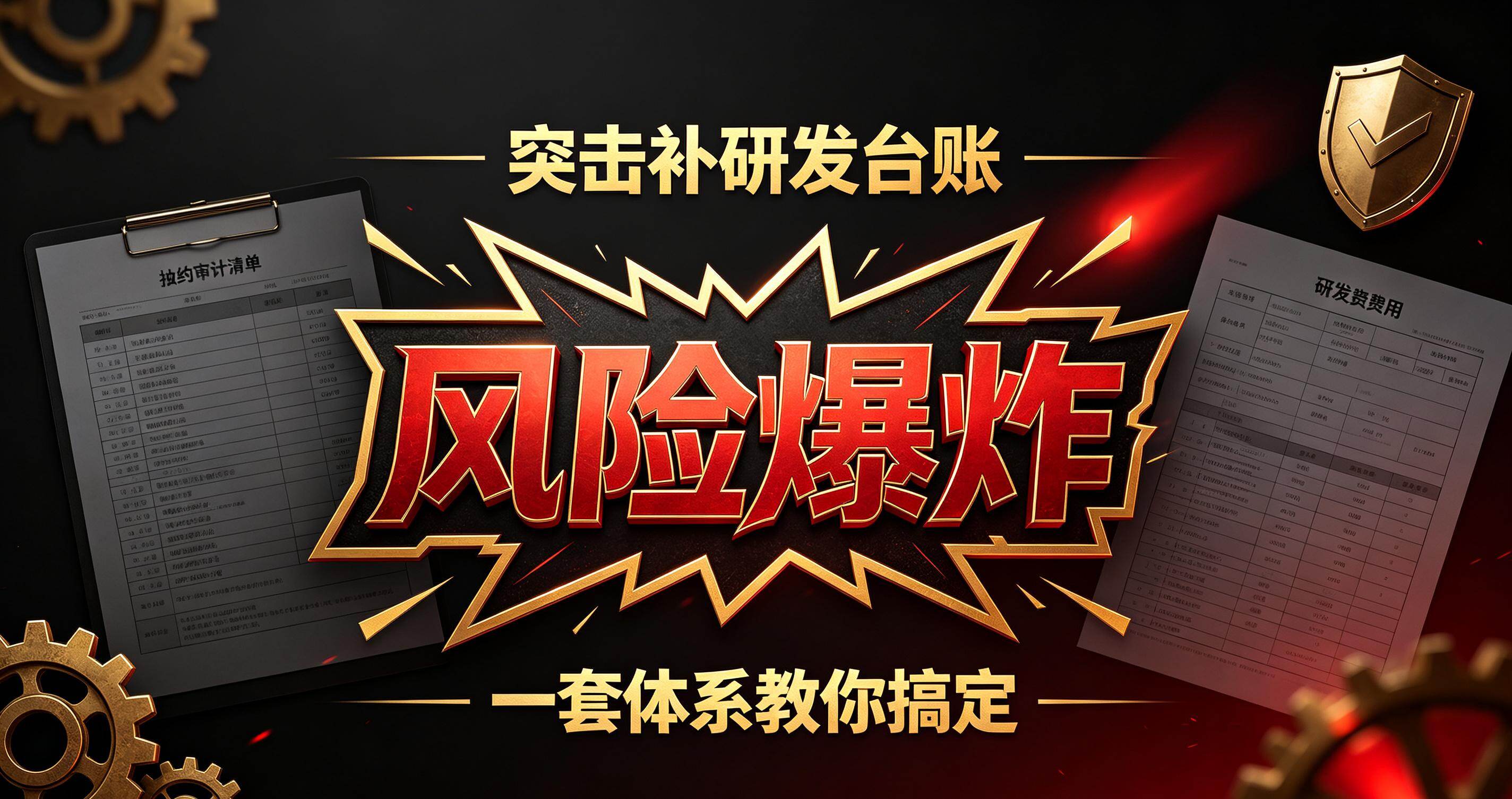 别再年底补研发台账了！一套体系同时搞定加计扣除 + 高企核查