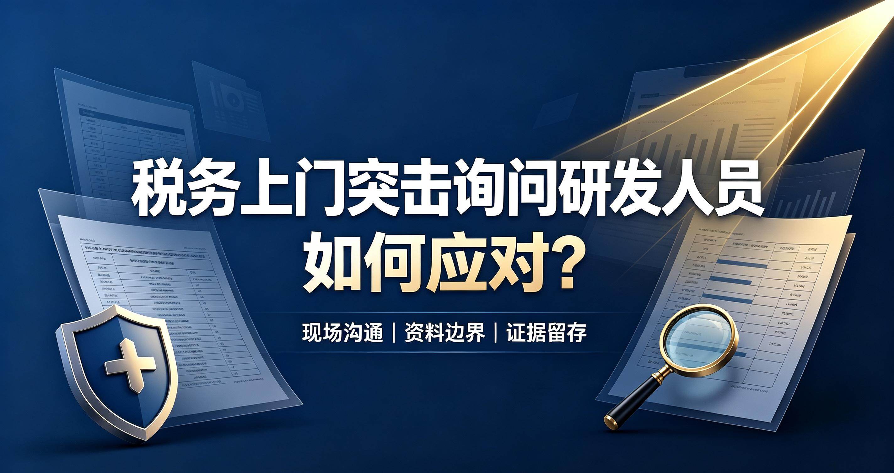 税务上门突击询问研发人员，该如何应对？