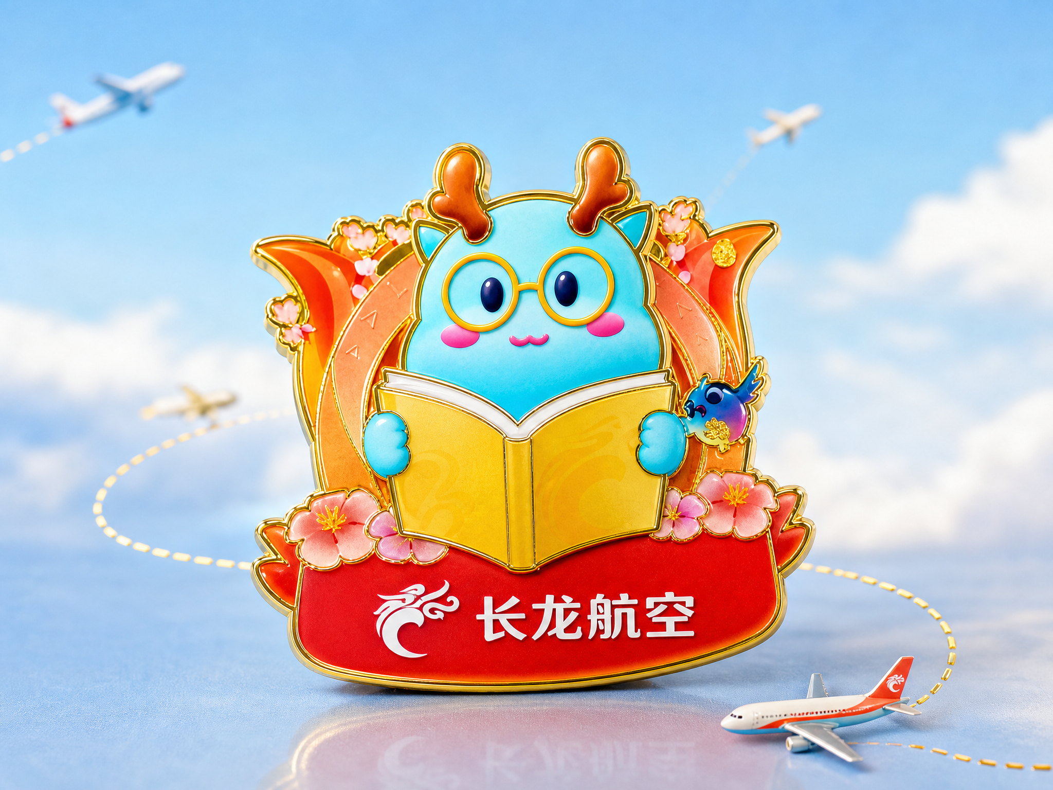 长龙航空龙宝文创促销伴手礼