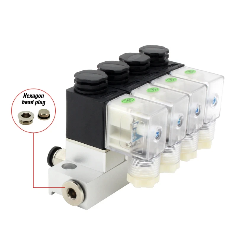 2V025-06 2V025-06 Pneumatic Solenoid Valve 2/2 Way Normally Closed