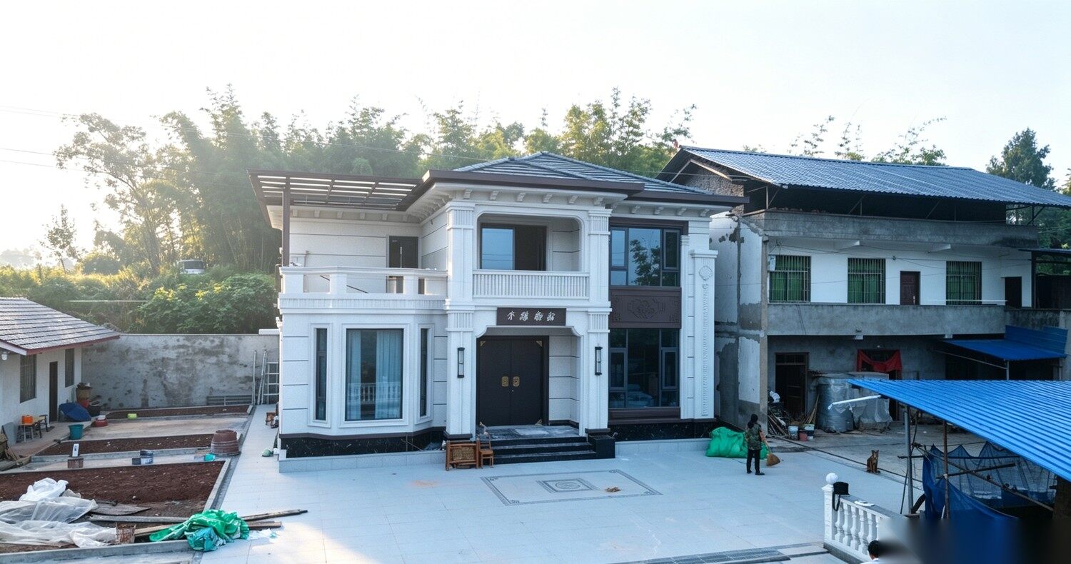重庆合川新中式二层别墅